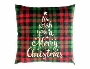 Coussin tartan Merry...