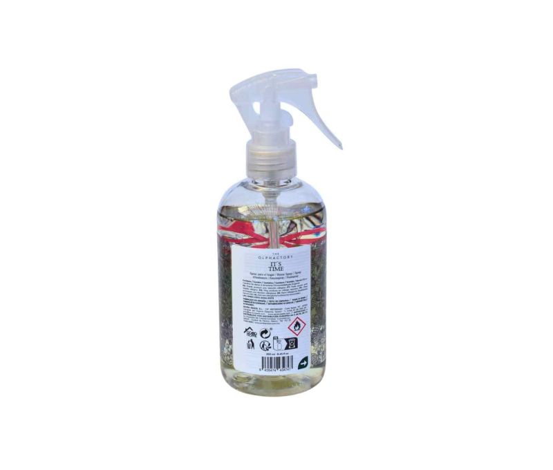 Spray d’ambiance It’s Time 250 ml aux notes d’écorce d’orange pétillante, pain d'épices et sucre brun,