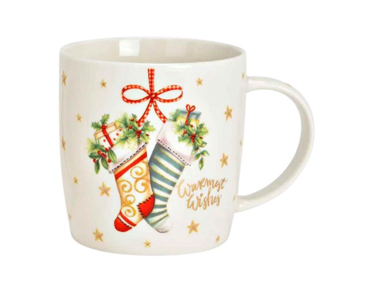 Mug chaussettes de Noël 350 ml