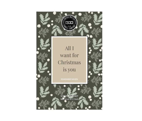 Sachet parfumé "All I want for Christmas is you" notes cannelle gingembre muscade diffusion 4 mois - Lilosquare