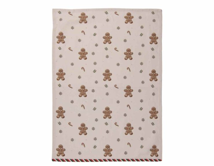 Torchon de cuisine pain d'épices 50 x 70 cm