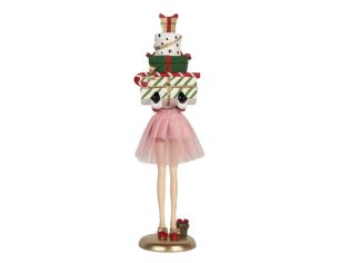 Figurine accro au shopping H 36cm