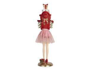 Figurine accro au shopping H 36cm