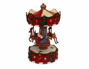 Grand carrousel vintage musical H 23 cm