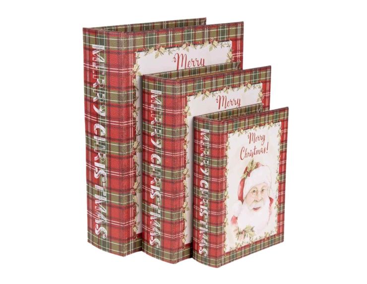 Ensemble de boîtes de Noël vintage