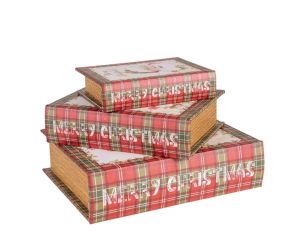 Ensemble de boîtes de Noël vintage