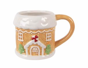 Mug maison pain d'épices enneigé 350ml
