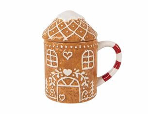 Mug maison pain d'épices couvercle 350ml