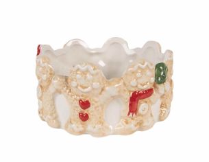 Bol décoratif avec pain d'épices D14 cm