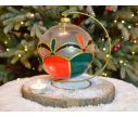 Voir la slide Photophore de Noël arlequin verre soufflé D 15cm