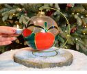 Voir la slide Photophore de Noël arlequin verre soufflé D 15cm