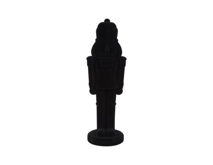Casse-noisette noir floqué H 52 cm