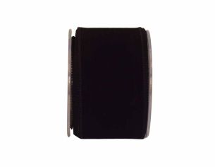 Ruban de Noël velours noir chic H7cm x 9m