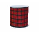 Voir la slide Ruban de Noël tartan écossais rouge vert doré large 15cm largeur 18m