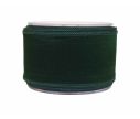 See slide Ruban de Noël velours vert sapin H 7cm x 9m