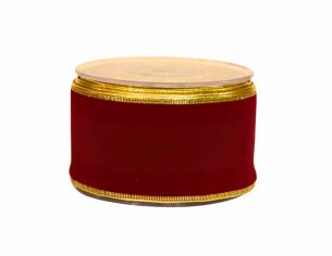 Ruban bordeaux velours...