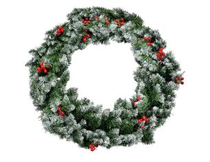 Couronne de Noël avec baies...