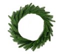 Voir la slide Couronne de sapin artificielle verte branches denses structure souple Ø63cm
