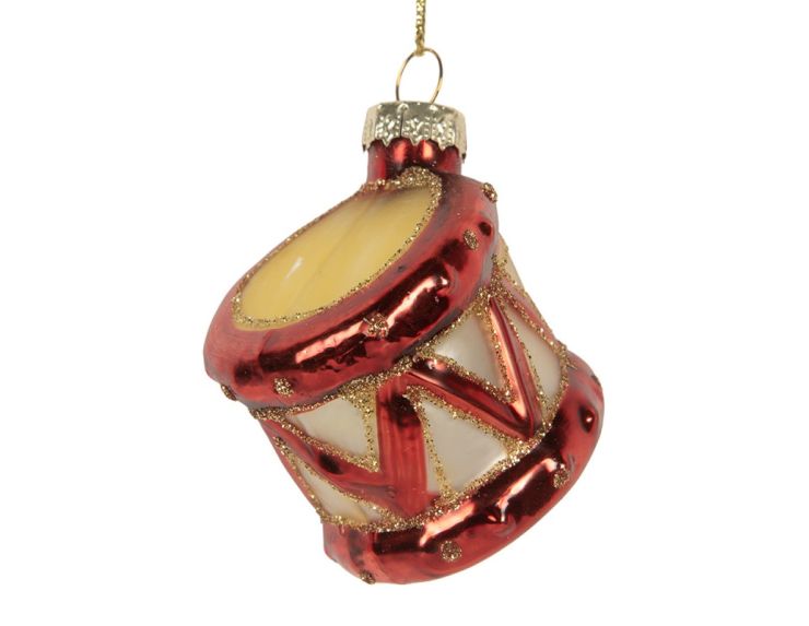 Suspension de Noël tambour 6 cm