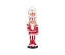 Voir la slide Figurine Noël casse-noisette rouge blanc boule neige tournante LED H49cm - Lilosquare