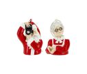 Voir la slide Set 2 suspensions Noël Père Noël photographe Mère Noël cœur rouge blanc H8cm - Lilosquare