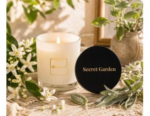Bougie parfumée en cire de soja aux notes fleuries de Neroli, Sauge et Patchouli. 120gr de cire de soja naturelle.
