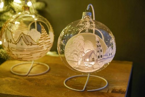 boule de Noël photophore