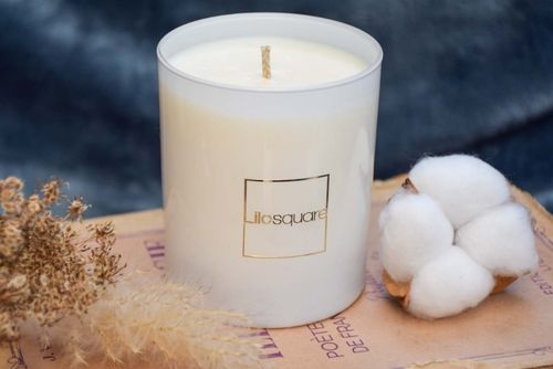 Bougie fleur de coton